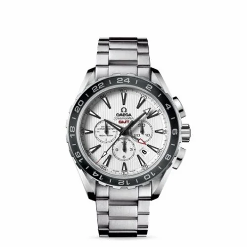 Omega Seamaster Aqua Terra 150M Co-Axial 44 GMT Chronograph Stainless Steel / Silver / Bracelet 231.10.44.52.04.001 (23110445204001)